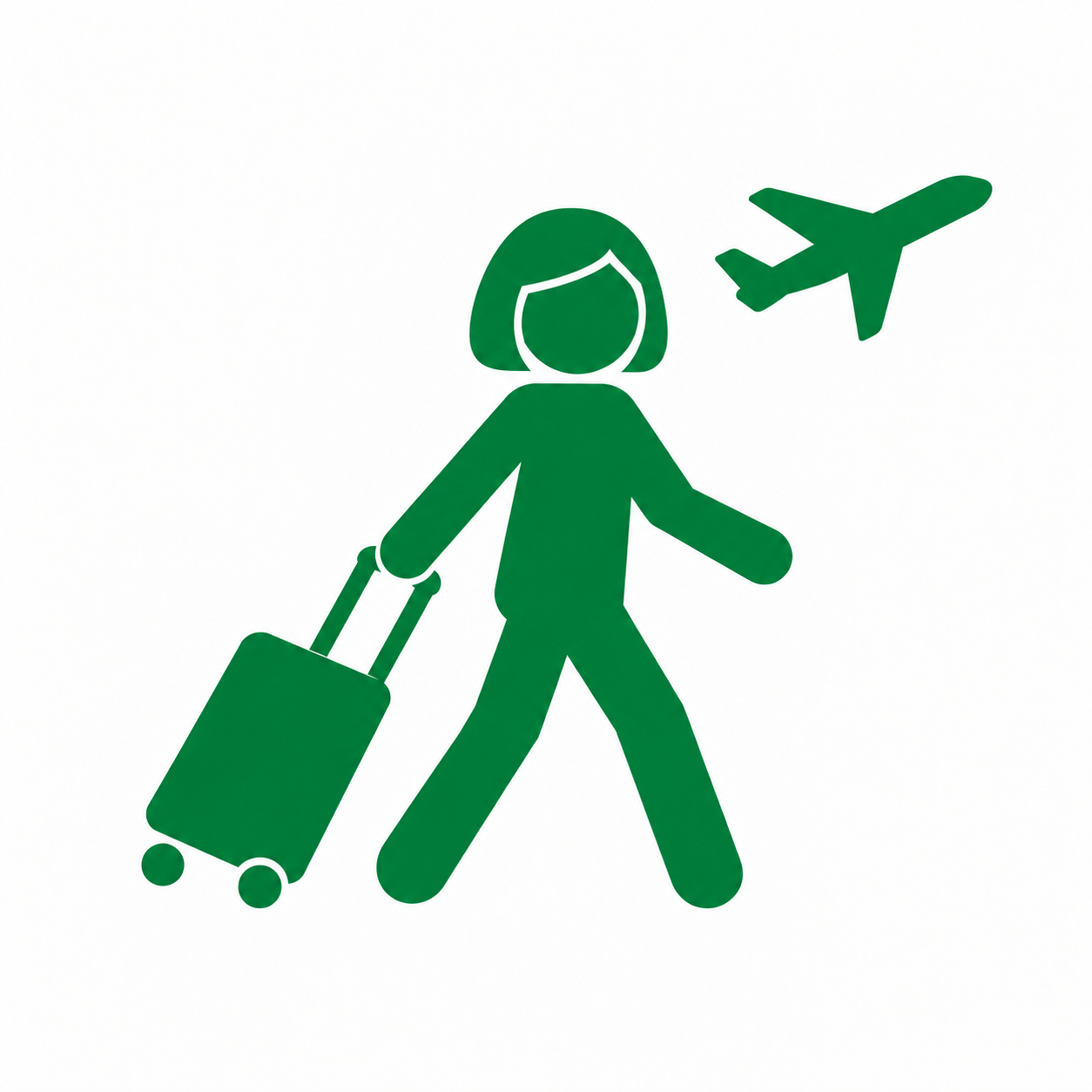 髪を整えて外出や旅行へ向かう人